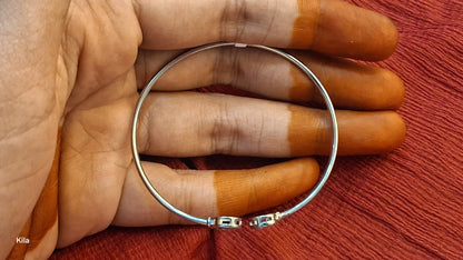 92.5 Silver Minimal Bracelet | Stylish Clean Design | Elegant Jewellery