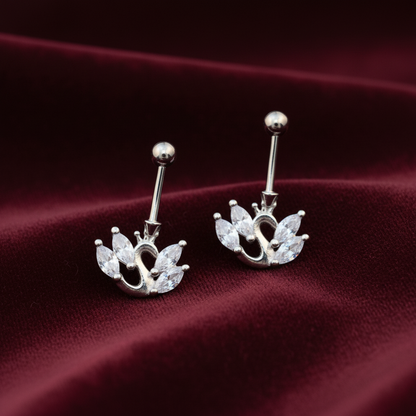 92.5 Silver Swan Bugadi | Stylish Elegant Design | Premium Jewellery pair