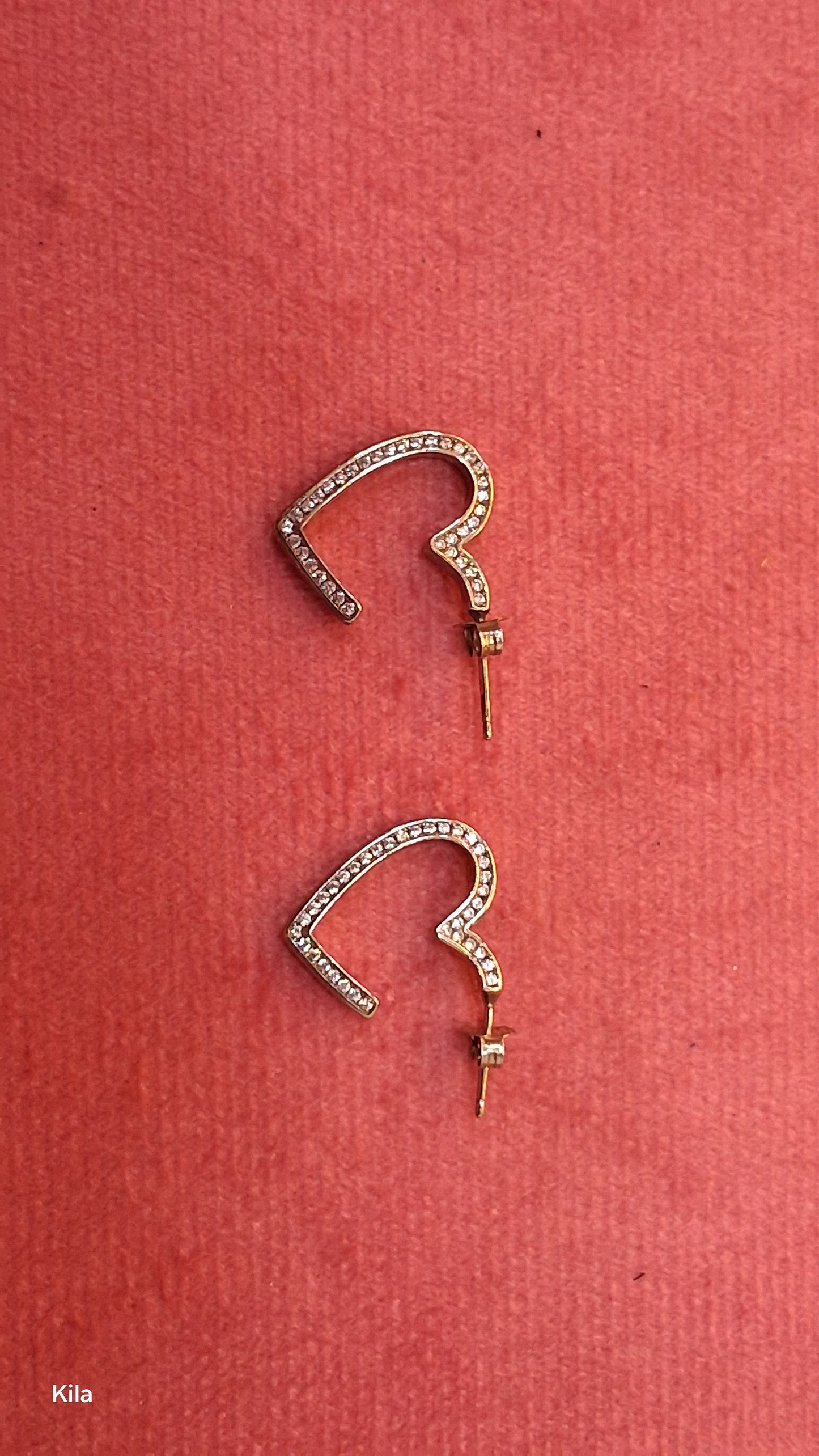 92.5 Silver Heart Shape Earrings | Romantic Elegant Design | Jewellery