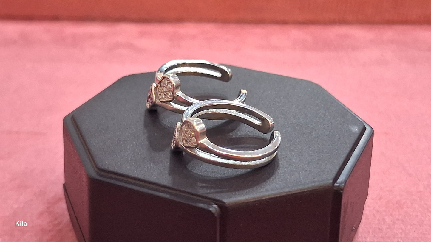 92.5 Silver Premium Toe Rings | Refined Traditional Design | Jewellery