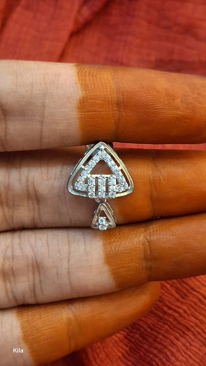92.5 Silver Earrings | Stylish Classic Design | Elegant Jewellery
