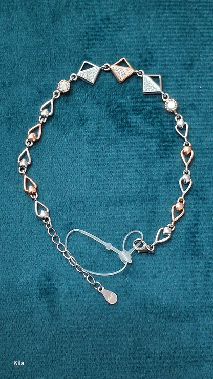 92.5 Silver Bracelet | Stylish Refined Design | Elegant Jewellery