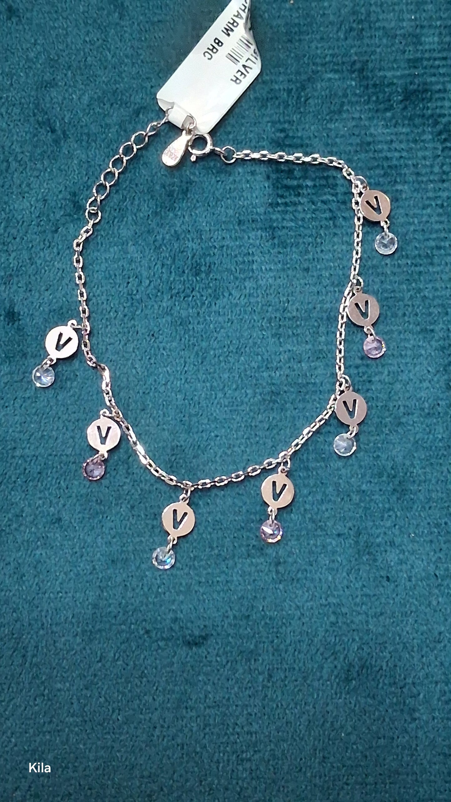 92.5 Silver Charm Bracelet | Stylish Classic Design | Elegant Jewellery