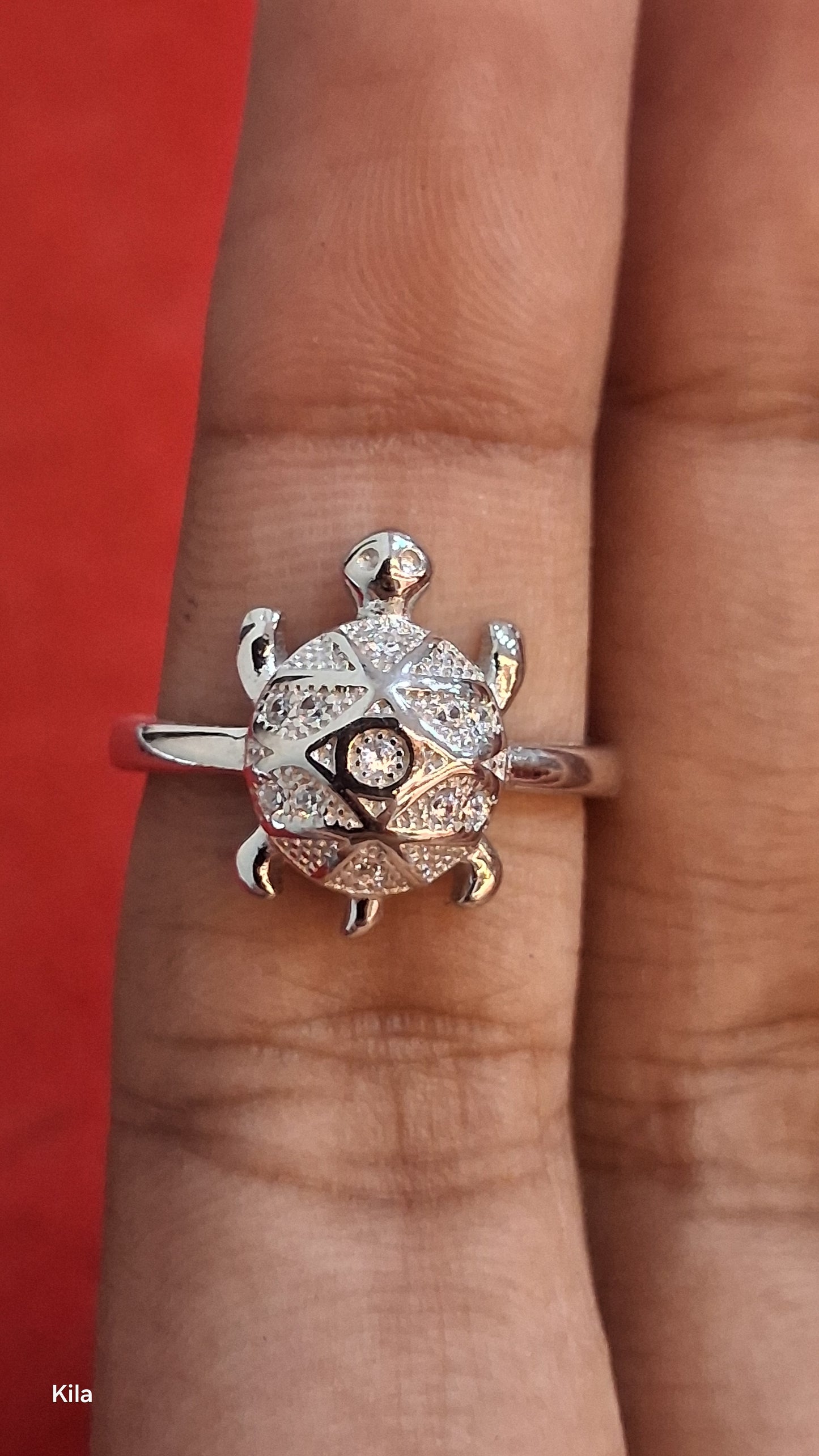 92.5 Silver Minimal Tortoise Ring | Stylish Simple Design | Everyday Jewellery