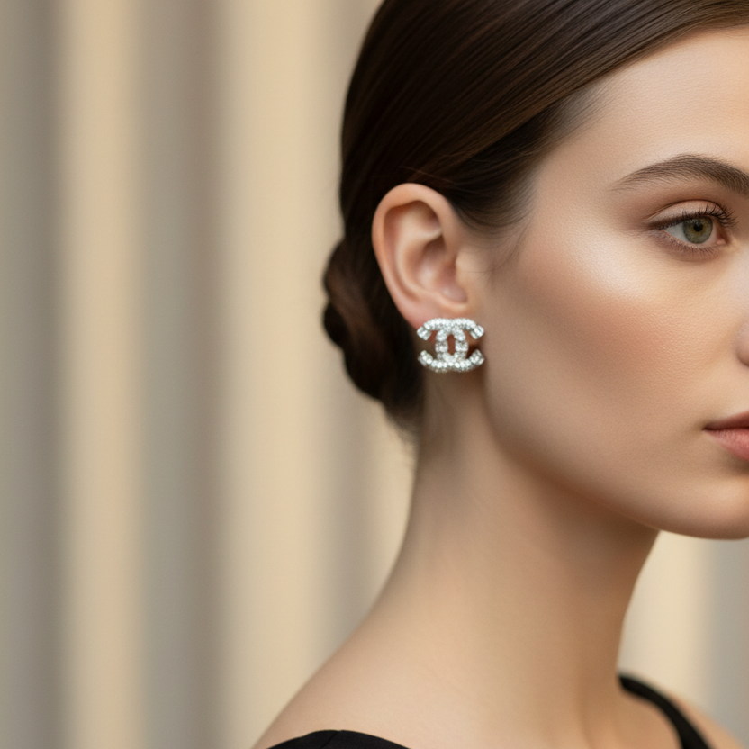 92.5 Silver Premium Earrings | Stylish Elegant Design | Luxury Jewellery