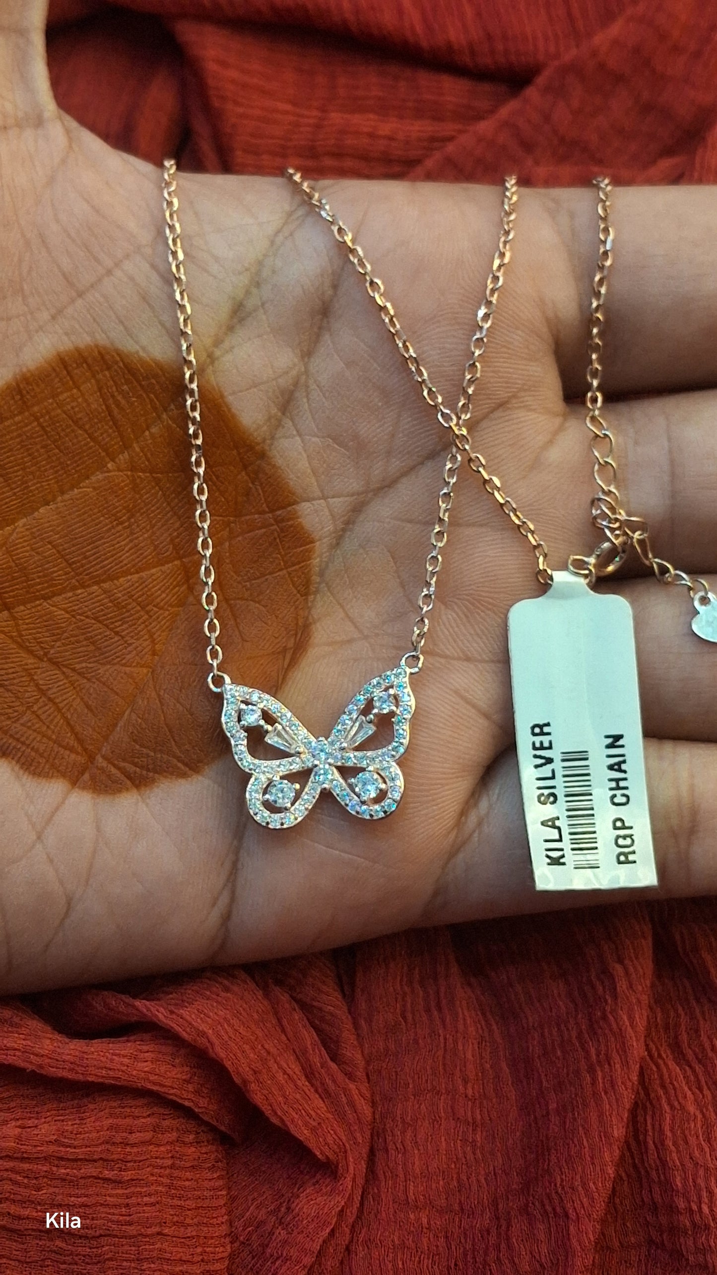 925 Silver Premium Rose Gold Plated Chain 18 Inches | Stylish Premium Finish | Elegant Jewellery