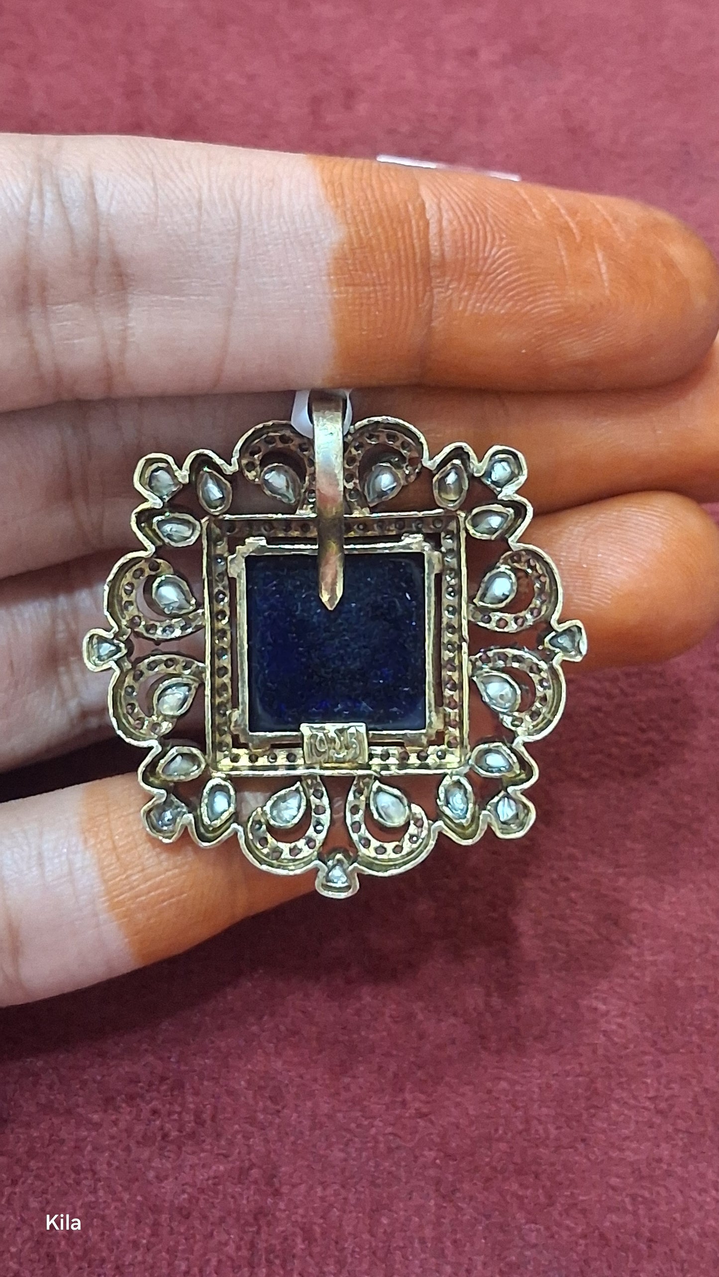 92.5 Silver Victorian Pendant | Stylish Vintage Design | Elegant Jewellery