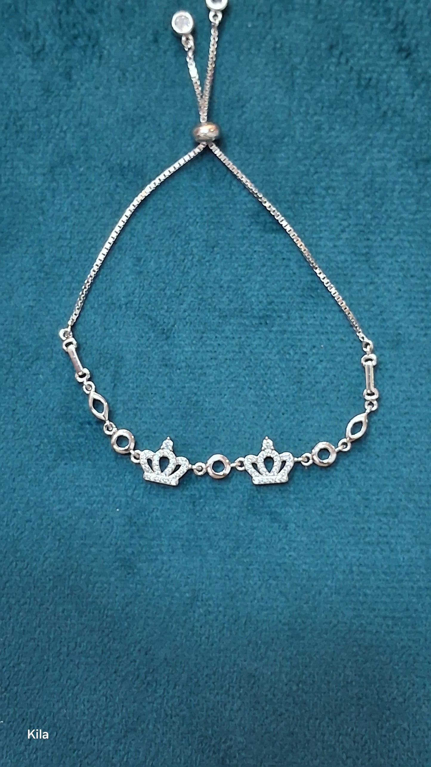 92.5 Silver Queen Bracelet | Stylish Premium Design | Elegant Jewellery