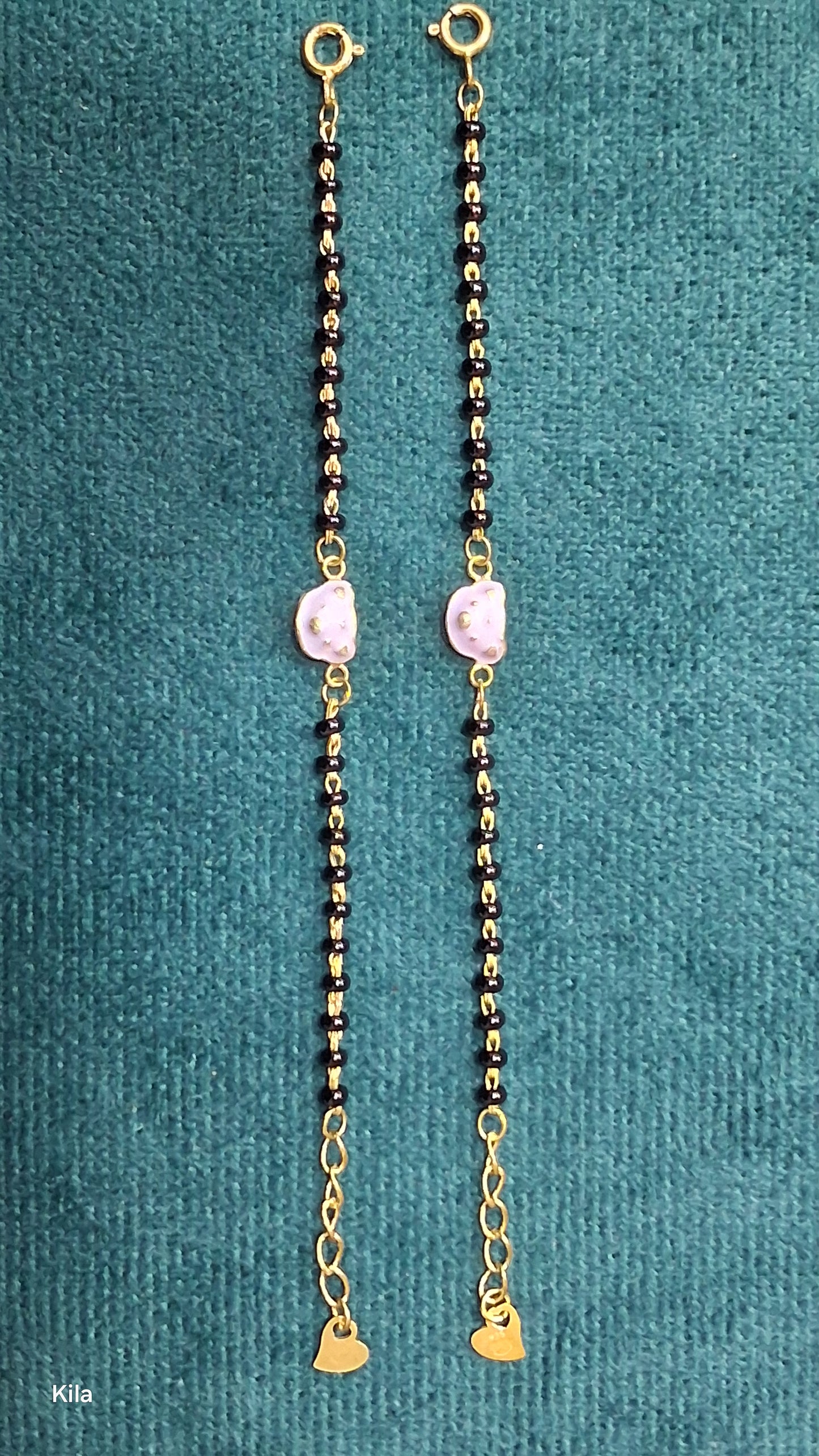 92.5 Silver Kids Anklets | Stylish Minimal Finish | Elegant Kids Jewellery