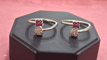 92.5 Silver Simple Toe Rings | Minimal Daily Wear Design | Jewellery