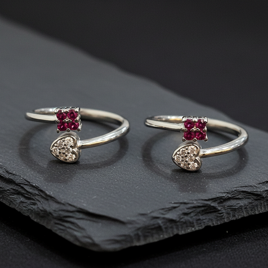 92.5 Silver Simple Toe Rings | Minimal Daily Wear Design | Jewellery