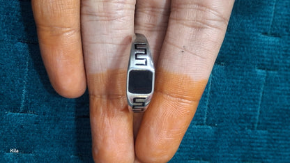 92.5 Silver Men’s Ring Size 22 | Stylish Elegant Finish | Fashion Jewellery