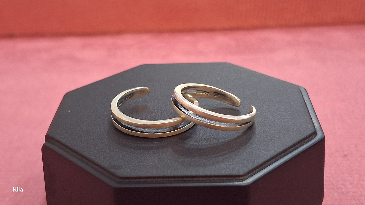 92.5 Silver Premium Toe Rings | Refined Smooth Finish | Jewellery