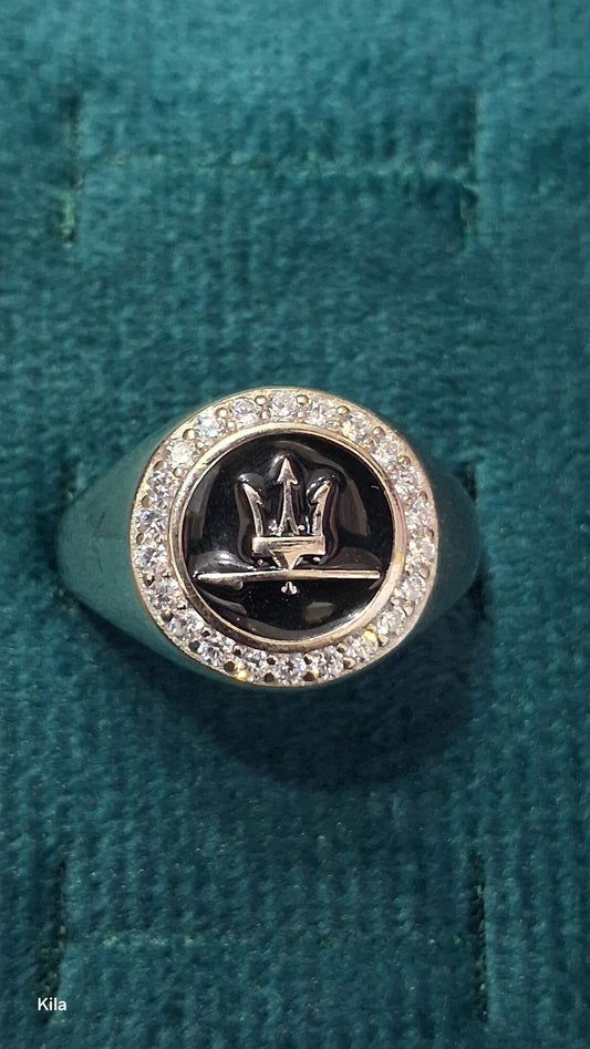 92.5 Silver Men’s Ring Size 20 | Stylish Bold Finish | Elegant Jewellery