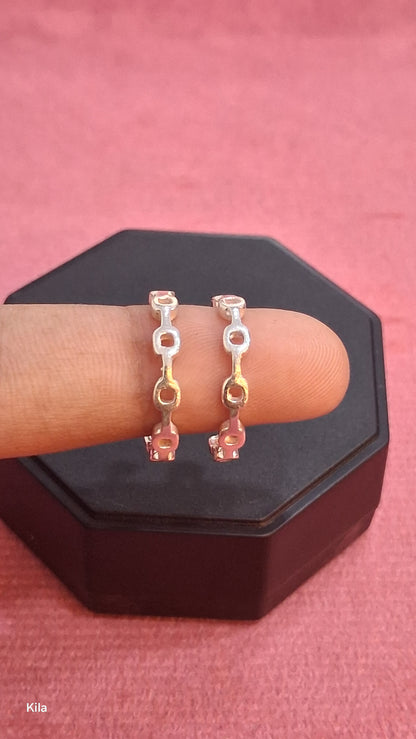 92.5 Silver Simple Stylish Toe Rings | Everyday Elegant Design | Jewellery