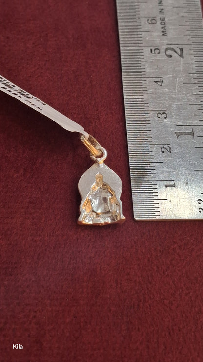 92.5 Silver Sai Baba Devotional Pendant | Elegant Spiritual Design | Jewellery