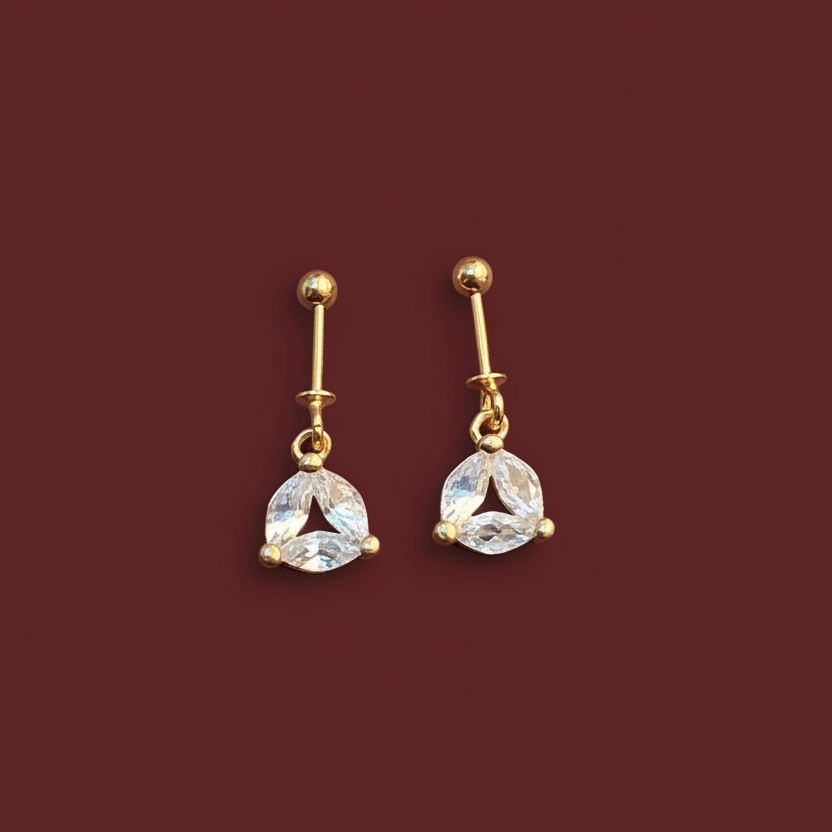 92.5 Silver Round Gold Plated Bugadi | Stylish Classic Design | Elegant Jewellery