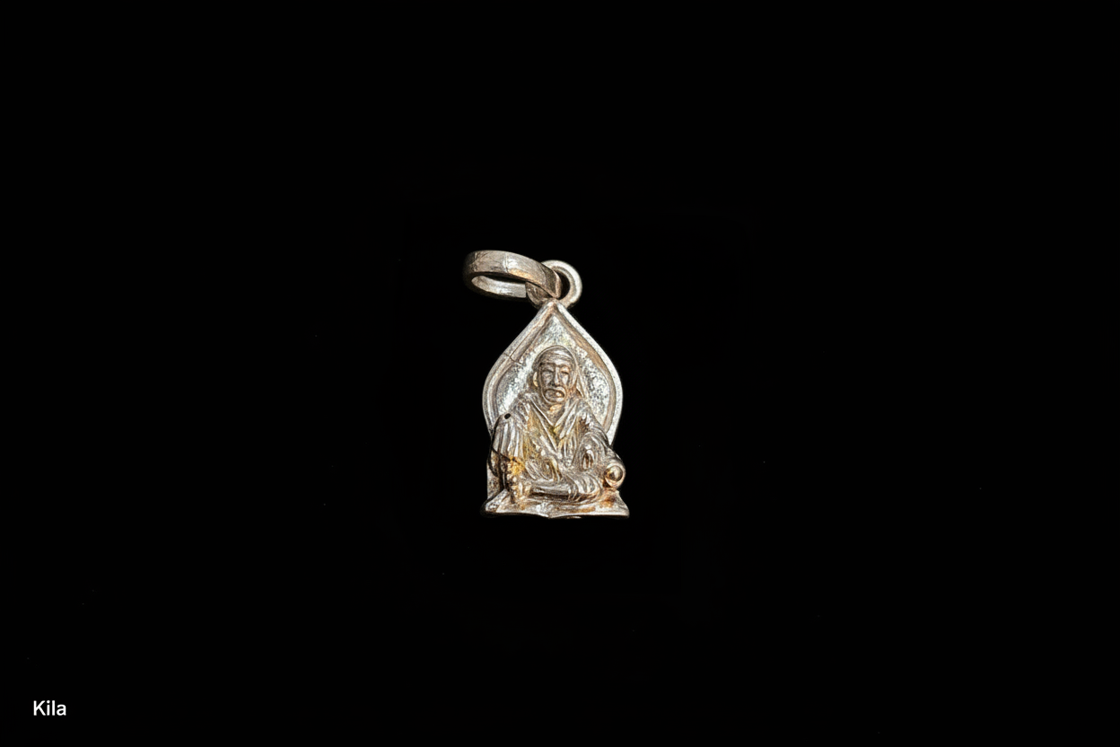 92.5 Silver Sai Baba Devotional Pendant | Elegant Spiritual Design | Jewellery