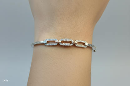 92.5 Silver Kada | Stylish Elegant Design | Traditional Jewellery