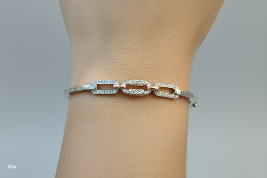 92.5 Silver Kada | Stylish Elegant Design | Traditional Jewellery