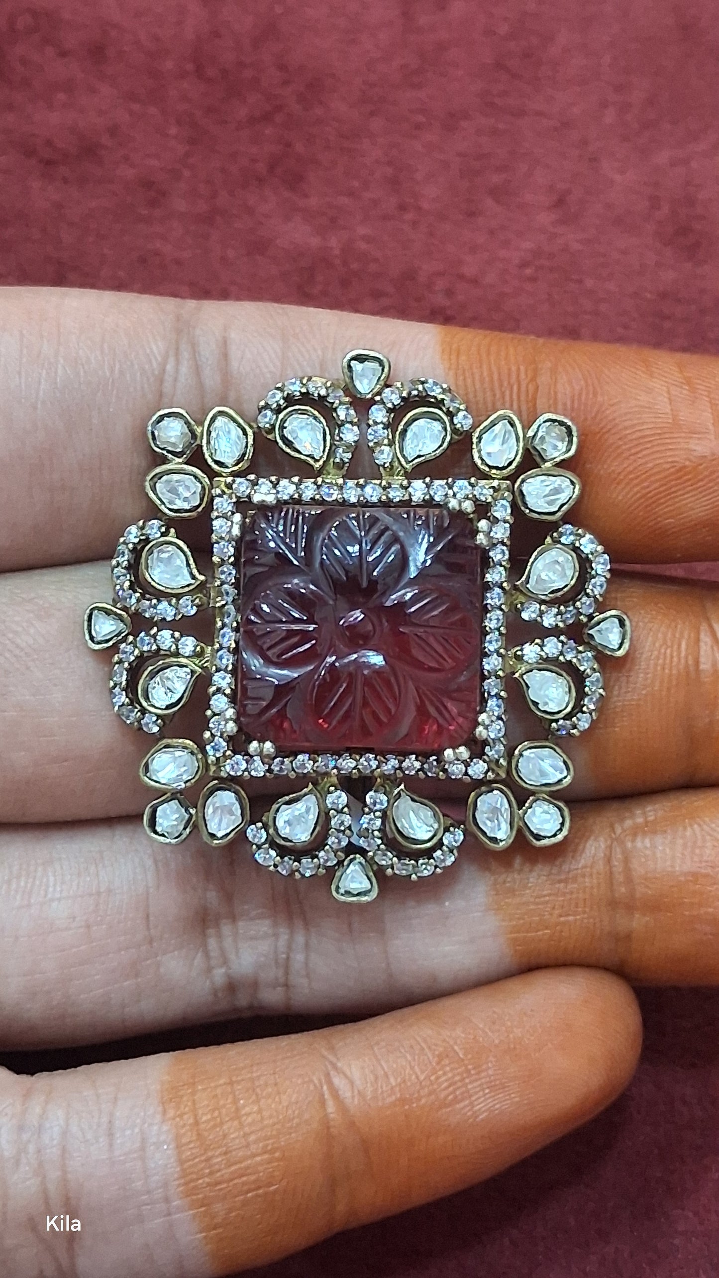 92.5 Silver Victorian Pendant | Stylish Vintage Design | Elegant Jewellery