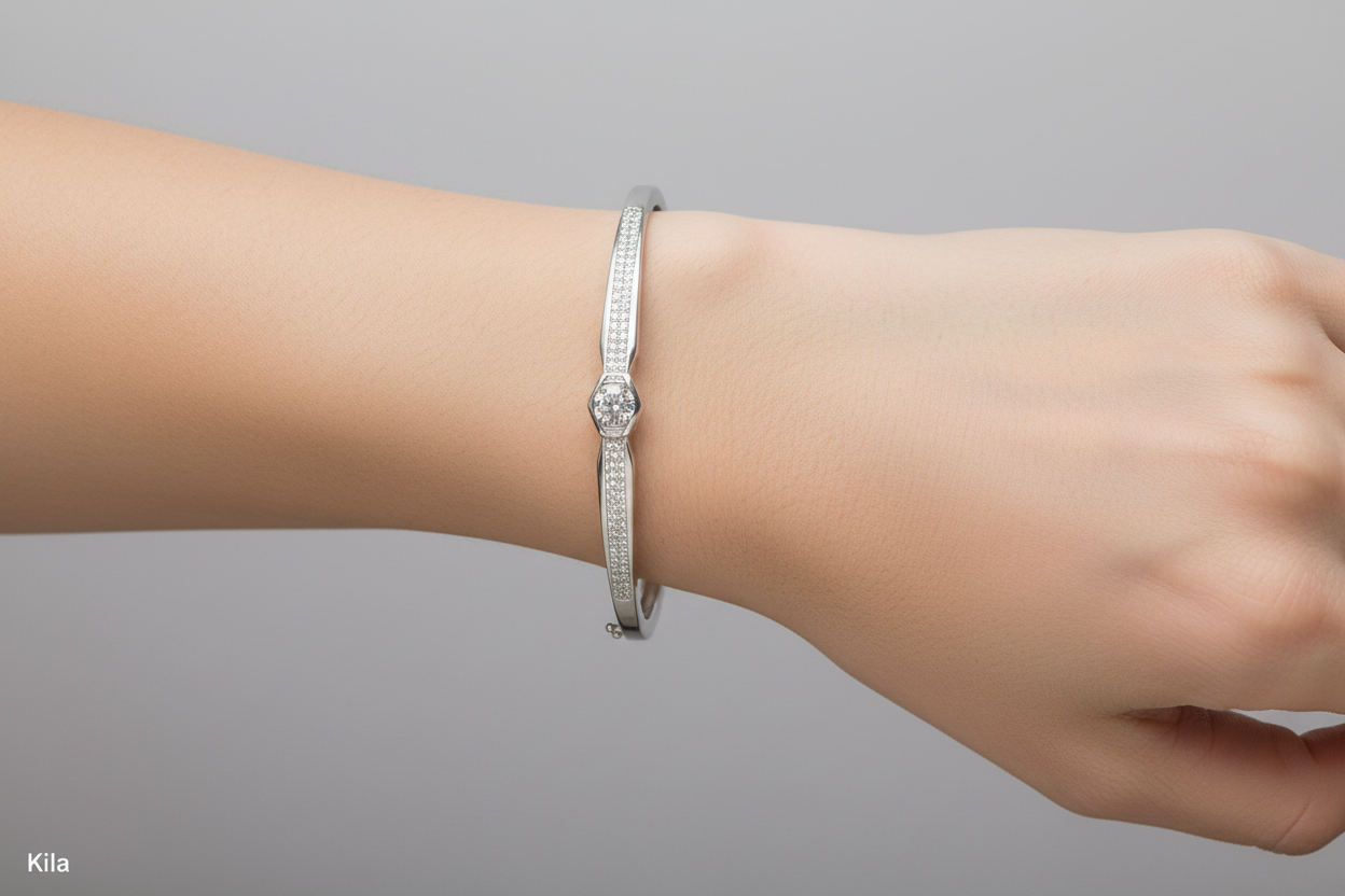 92.5 Silver Women’s Bracelet | Stylish Elegant Design | Fashion Jewellery