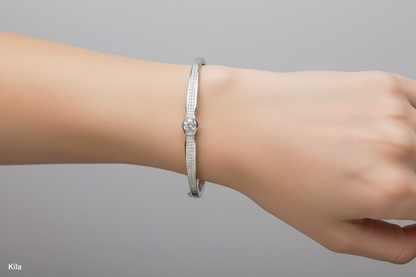 92.5 Silver Women’s Bracelet | Stylish Elegant Design | Fashion Jewellery