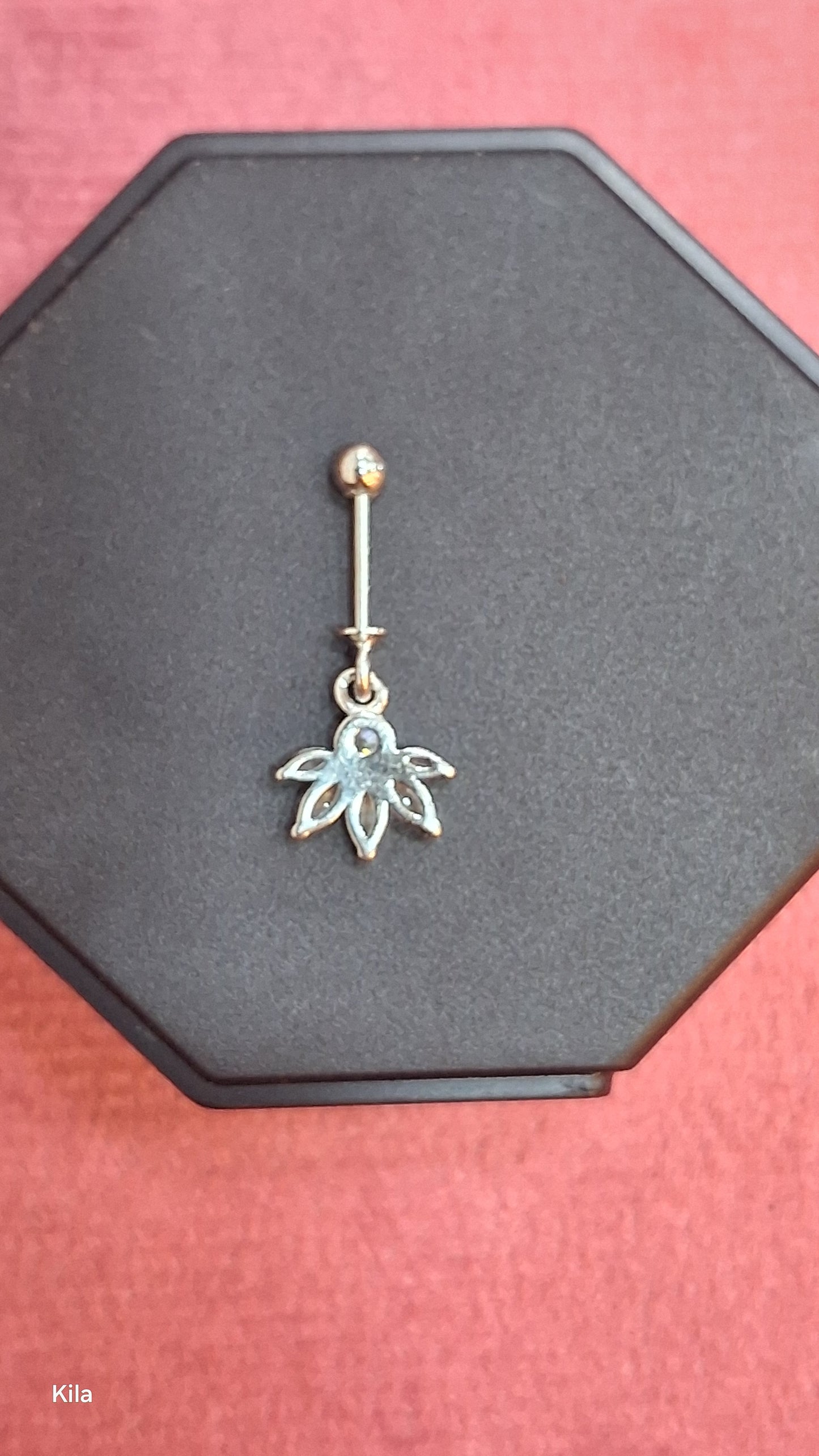 92.5 Silver Five Leaf Hanging Bugadi (Single Piece) | Stylish Elegant Design | Jewellery