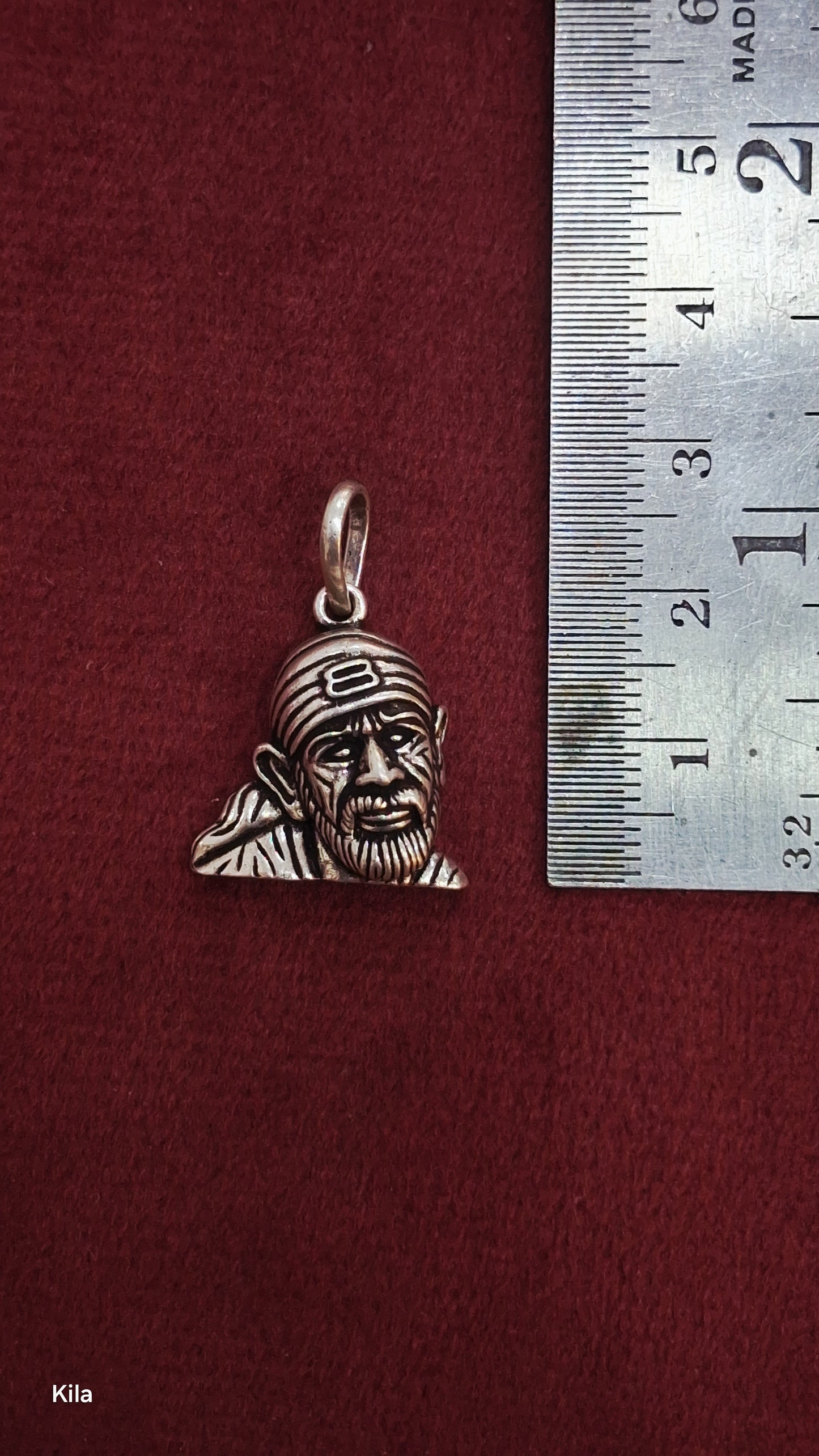 92.5 Silver Sai Baba Pendant | Peaceful Spiritual Design | Stylish Jewellery