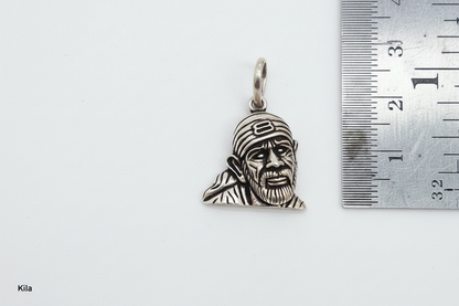 92.5 Silver Sai Baba Pendant | Peaceful Spiritual Design | Stylish Jewellery