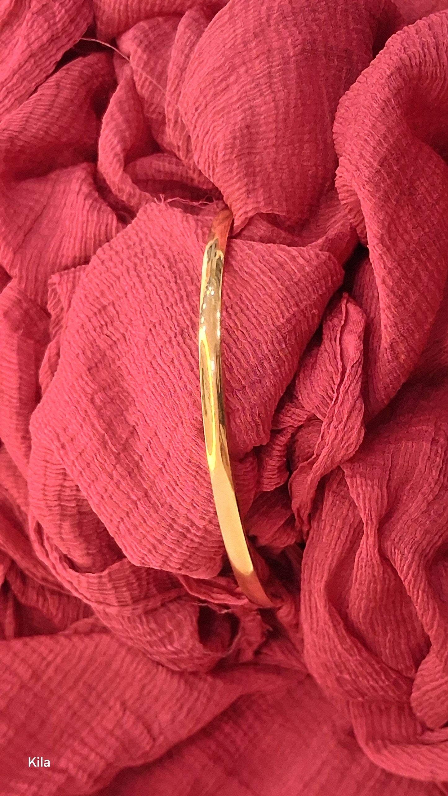 92.5 Silver Gold Plated Men’s Kada 2.12 | Stylish Premium Design | Elegant Jewellery