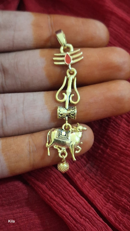 92.5 Silver Gold Plated SSMB Locket | Stylish Celebrity Inspired Design | Elegant Jewellery