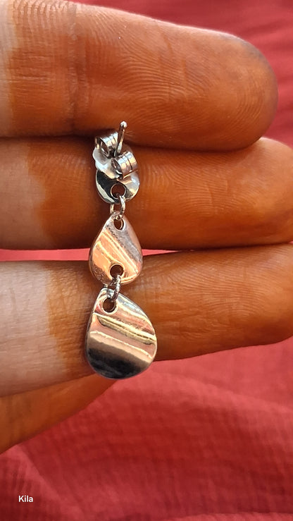 92.5 Silver Earrings | Stylish Elegant Design | Fashion Jewellery