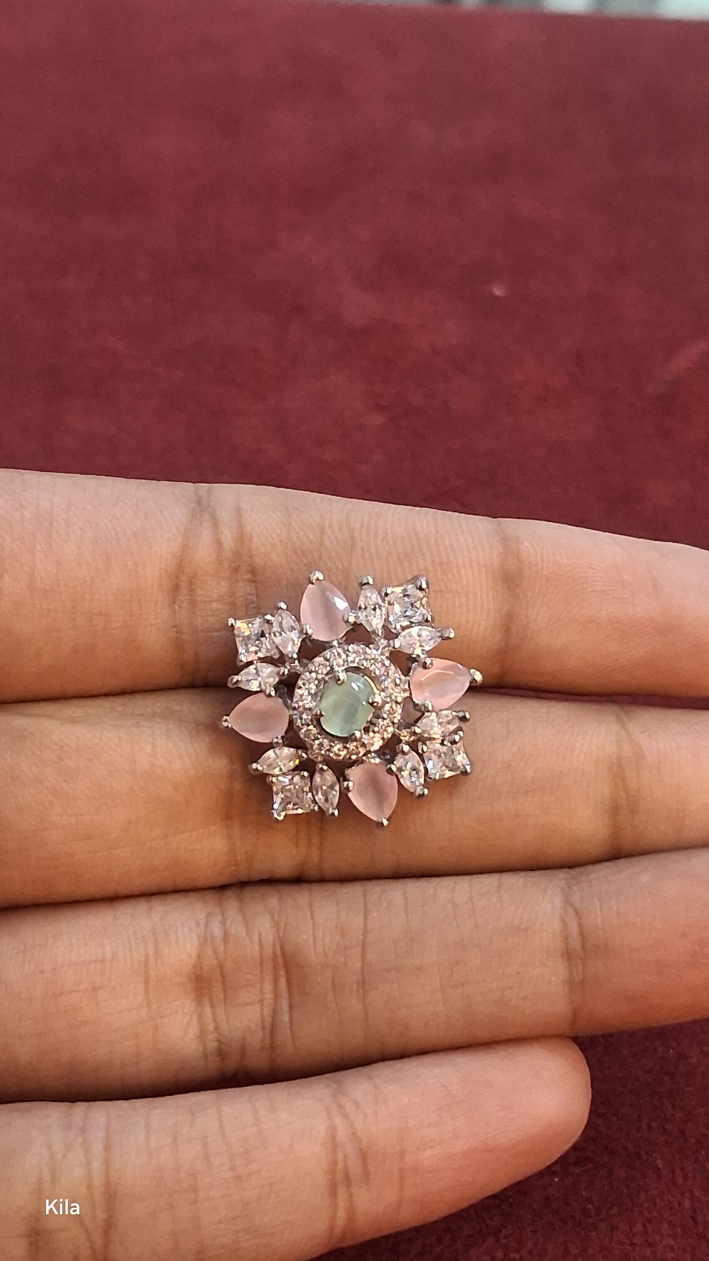92.5 Silver Pastel Elegance Earrings | Soft Feminine Design | Elegant Jewellery