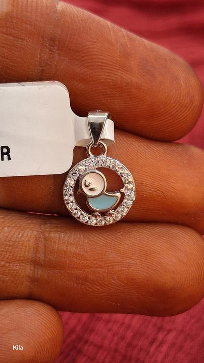 92.5 Silver Pendant | Stylish Refined Design | Elegant Jewellery