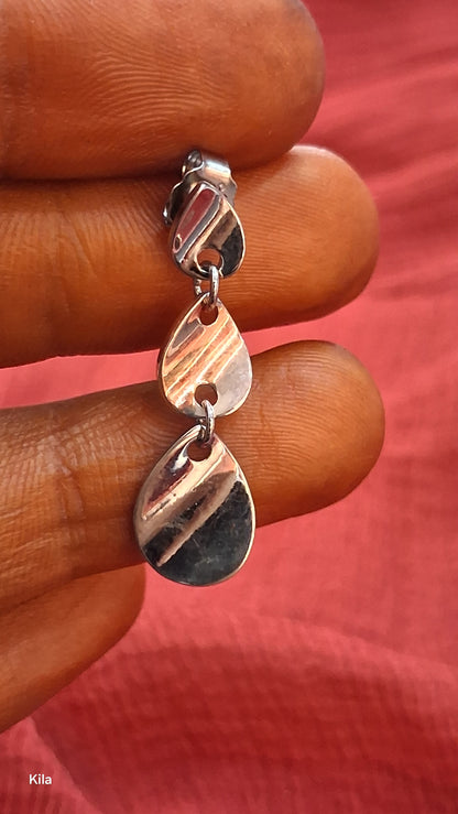 92.5 Silver Earrings | Stylish Elegant Design | Fashion Jewellery