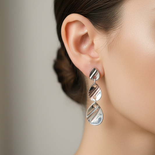 92.5 Silver Earrings | Stylish Elegant Design | Fashion Jewellery