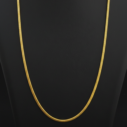 Red fabric with a gold line on a red background