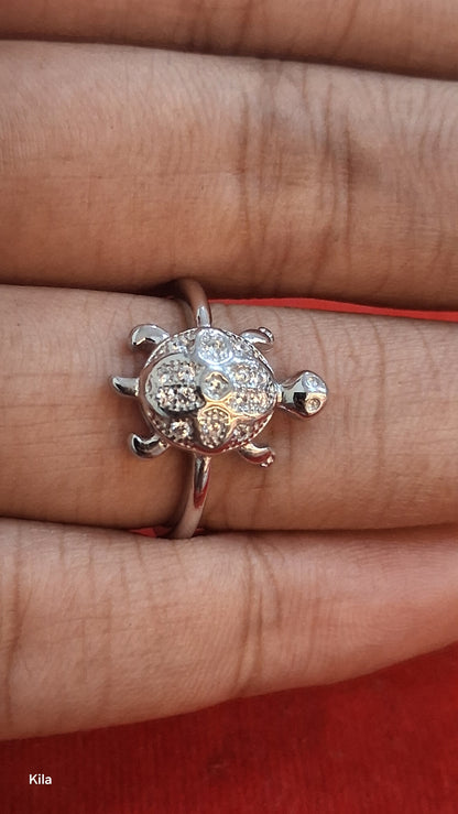 925 Silver Tortoise Ring | Stylish Unique Design | Elegant and Stylish Jewellery