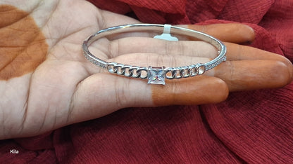 92.5 Silver Women’s Minimal Bracelet | Stylish Elegant Design | Everyday Jewellery
