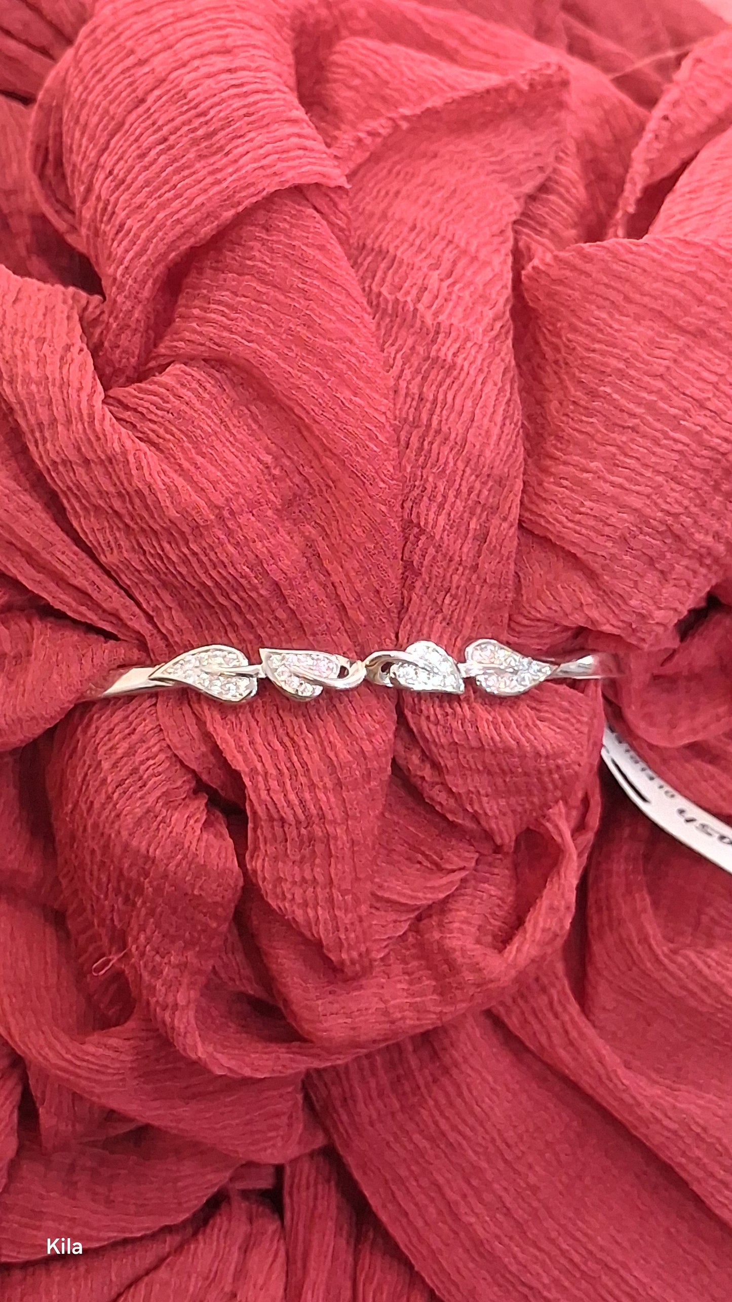 92.5 Silver Kada | Stylish Traditional Design | Elegant Jewellery