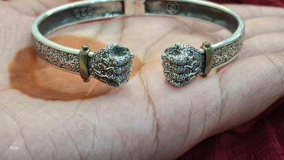 92.5 Silver Premium Men’s Kada | Stylish Bold Design | Elegant Jewellery
