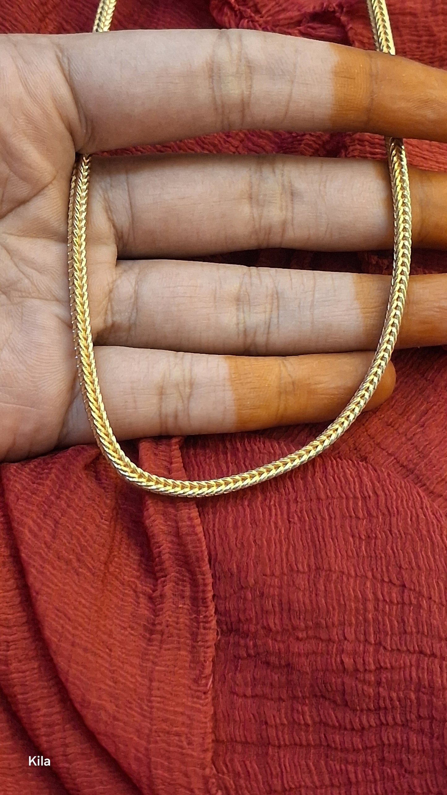 92.5 Silver Gold Plated Thaali Chain 22 Inches | Stylish Traditional Elegant Design | Jewellery