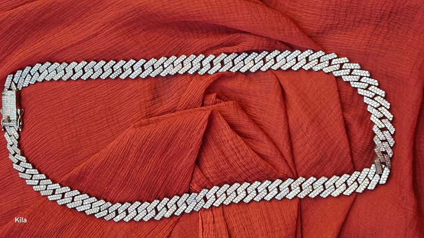 92.5 Silver Men’s Chain 19 Inches | Stylish Refined Design | Elegant Jewellery