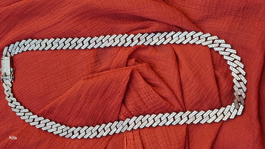 92.5 Silver Men’s Chain 19 Inches | Stylish Refined Design | Elegant Jewellery