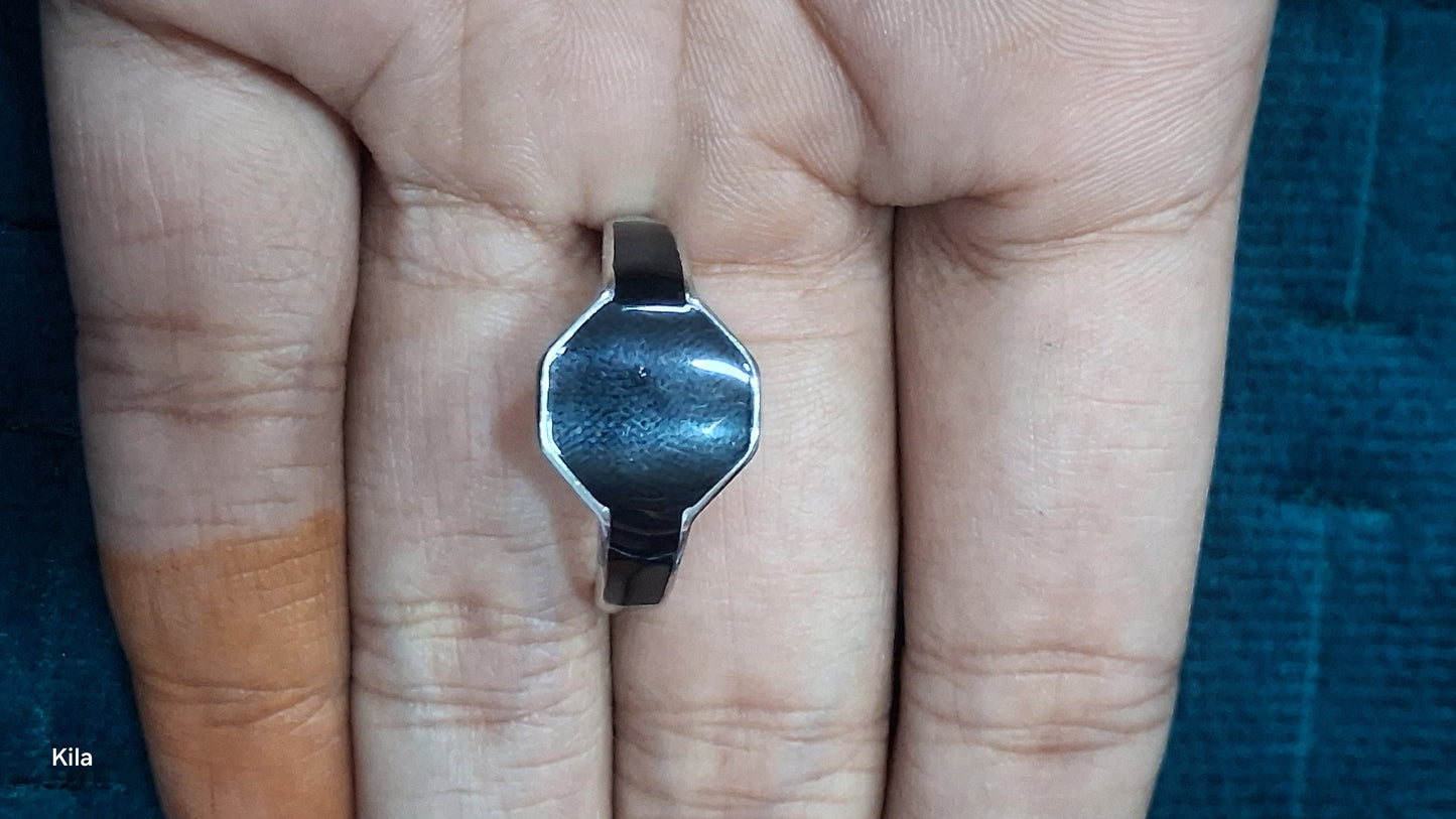 92.5 Silver Men’s Ring Size 21 | Stylish Clean Finish | Elegant Jewellery