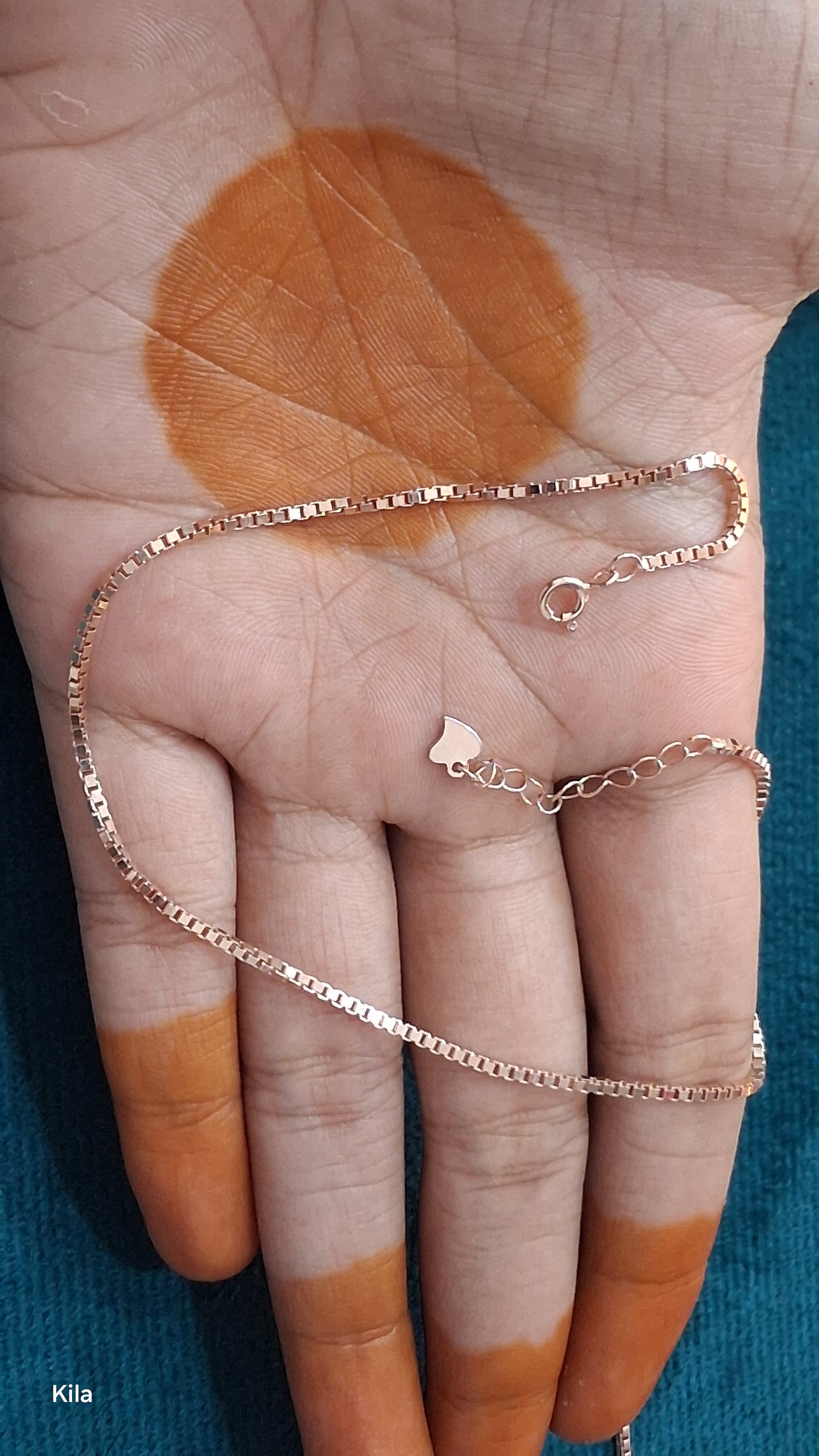 92.5 Silver Rose Gold Plated Anklets | Stylish Elegant Design | Jewellery