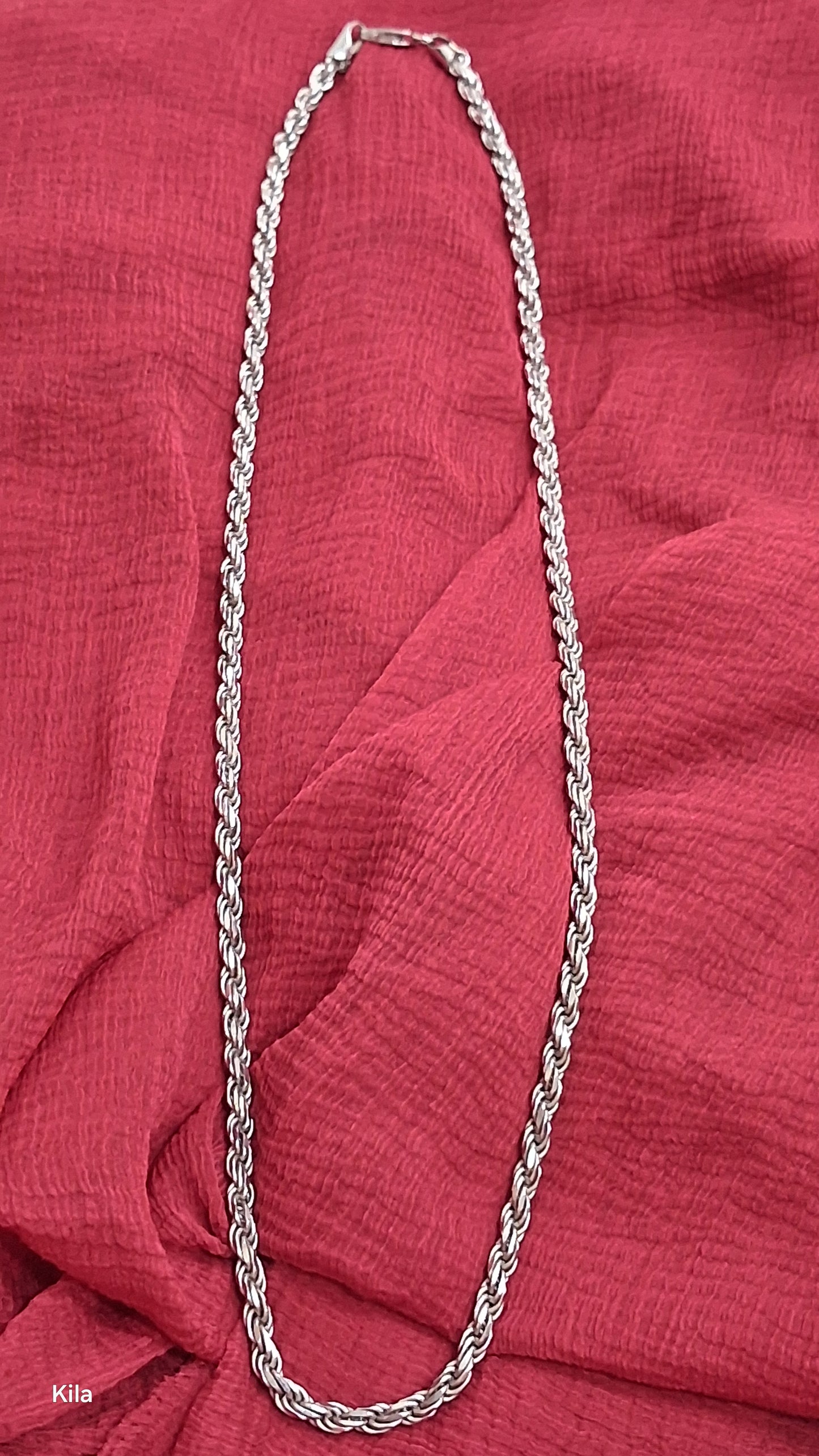 92.5 Silver Men’s Chain 20 Inches | Stylish Premium Finish | Elegant Fashion Jewellery