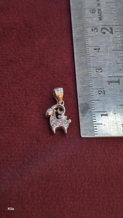 92.5 Silver Sagittarius Zodiac Pendant | Stylish Astrology Design | Jewellery