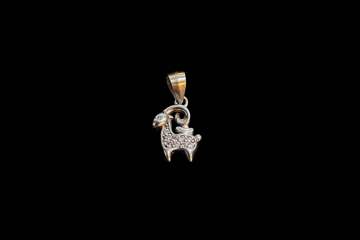 92.5 Silver Sagittarius Zodiac Pendant | Stylish Astrology Design | Jewellery